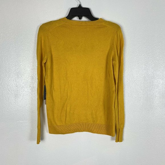 ⚠️SOLD⚠️Court Rowe Yellow Voila Fine Gauge Sweater - Picture 8 of 8